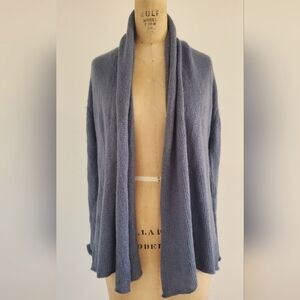 Wooden Ships, women's open front sweater, size X/S, grayish blue